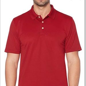 RED POLO WOODEN BOTTONS